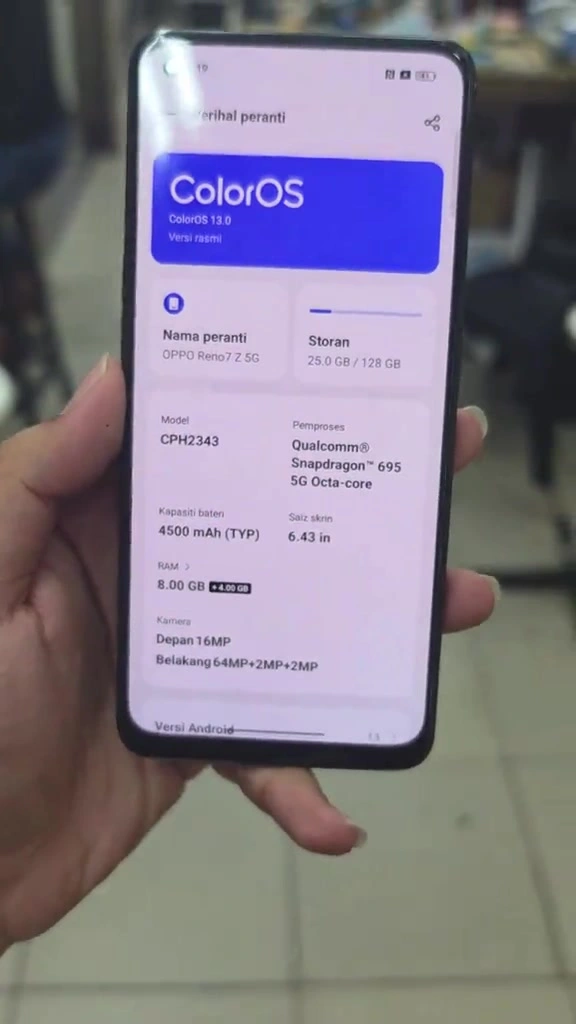 Phone 5G RM499 Oktober 2026: OPPO Reno7 Z Terpakai vs 5G Baru Paling Murah — Aku Semak Update, Bateri & Waranti Kedai