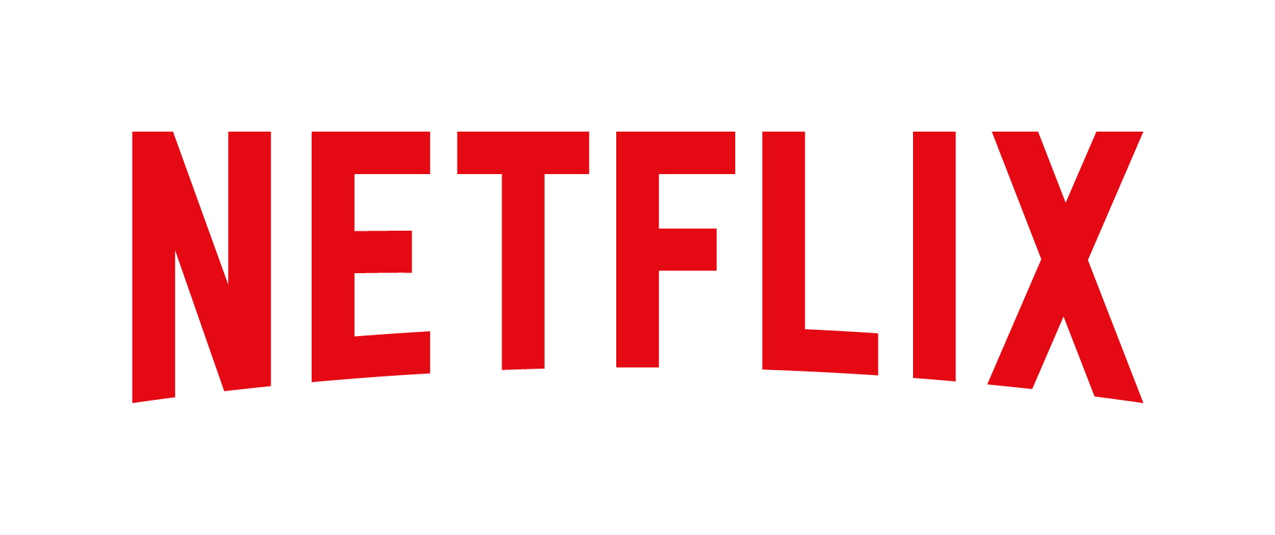 Logo chữ Netflix màu đỏ trên nền trắng