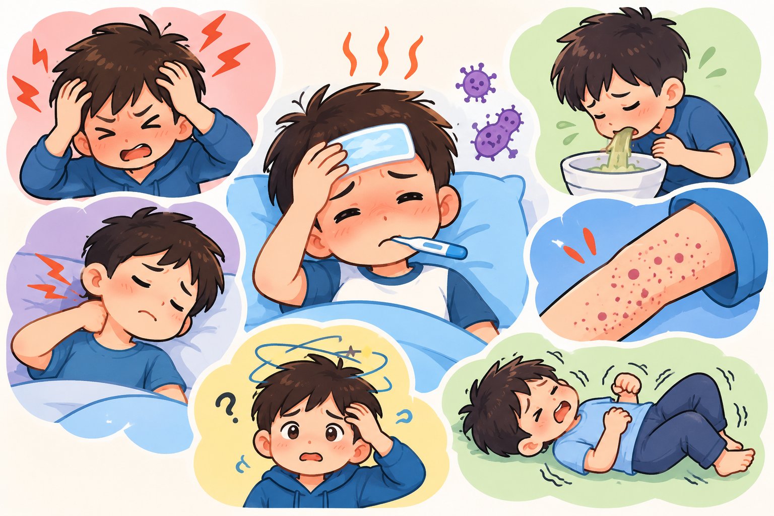 Dấu hiệu não mô cầu: Nhận biết sớm, xử trí kịp thời