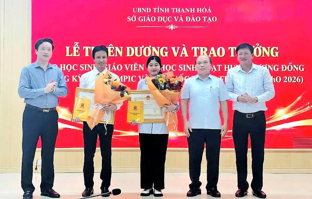 Học sinh Thanh Hóa giành huy chương tại Olympic Vật lí Quốc tế Al-Fergani