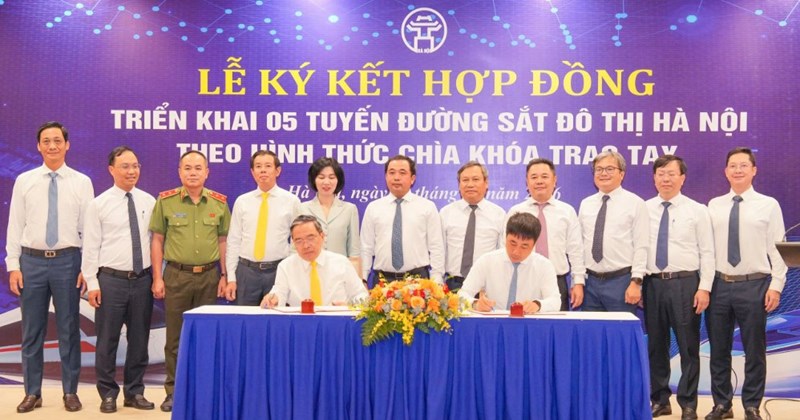 Hà Nội tăng tốc metro với 5 tuyến chìa khóa trao tay