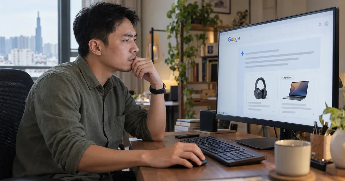 Google nhúng quảng cáo vào câu trả lời AI: Lời khuyên hay lời bán hàng?
