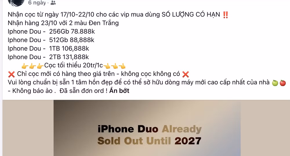 iPhone Duo cháy hàng, giá chợ đen cao 30 triệu: nên mua ngay hay chờ?