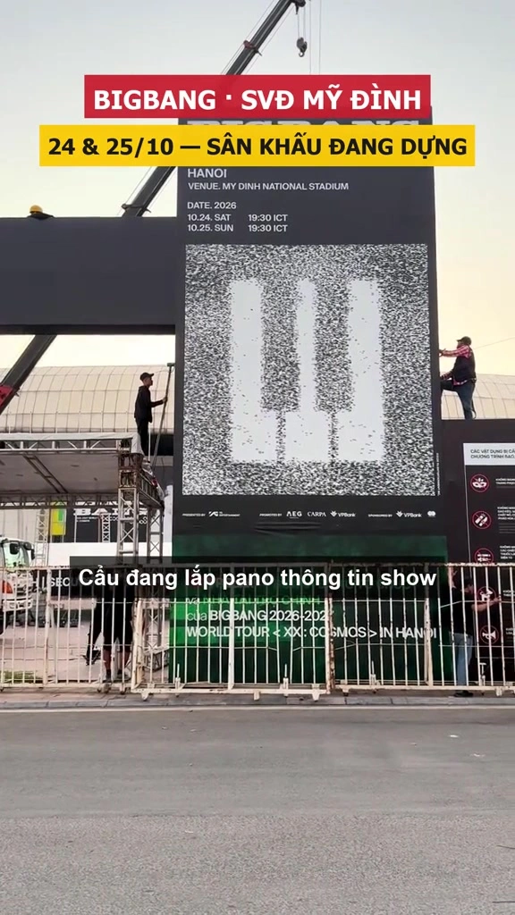 Concert BIGBANG Hà Nội đêm 24/10: bão Champi không vào Biển Đông, Mỹ Đình có mưa không và lịch đổi vòng tay mấy giờ?