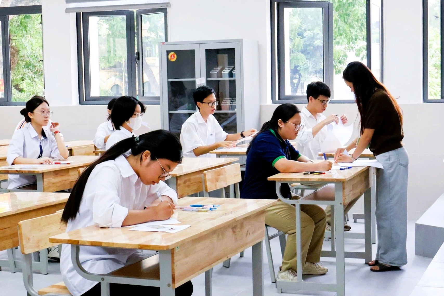 Kỳ thi học sinh giỏi quốc gia lần đầu được giám sát toàn diện bằng camera