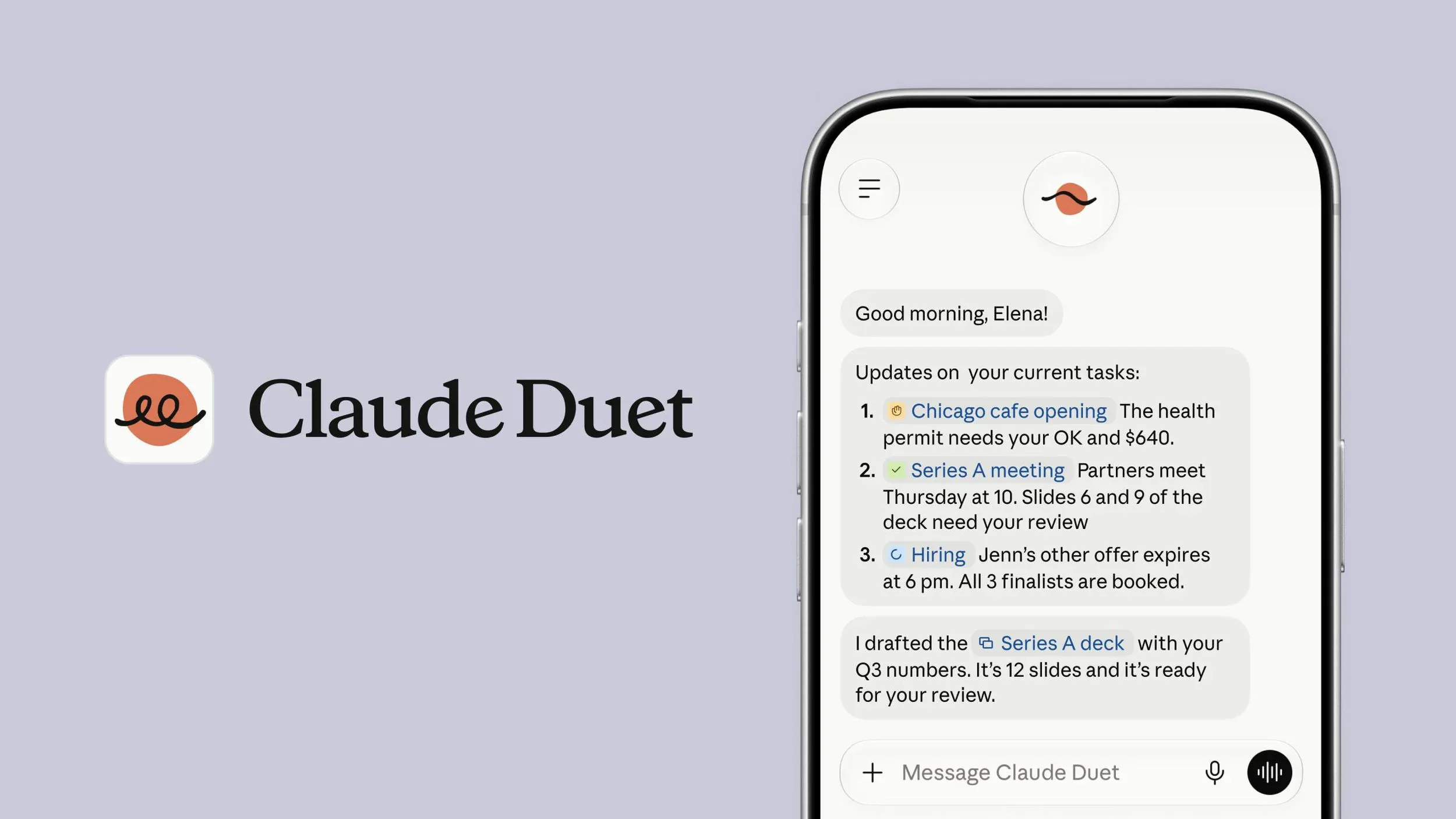 Claude Duet: AI agent chủ động thay đổi quy trình văn phòng