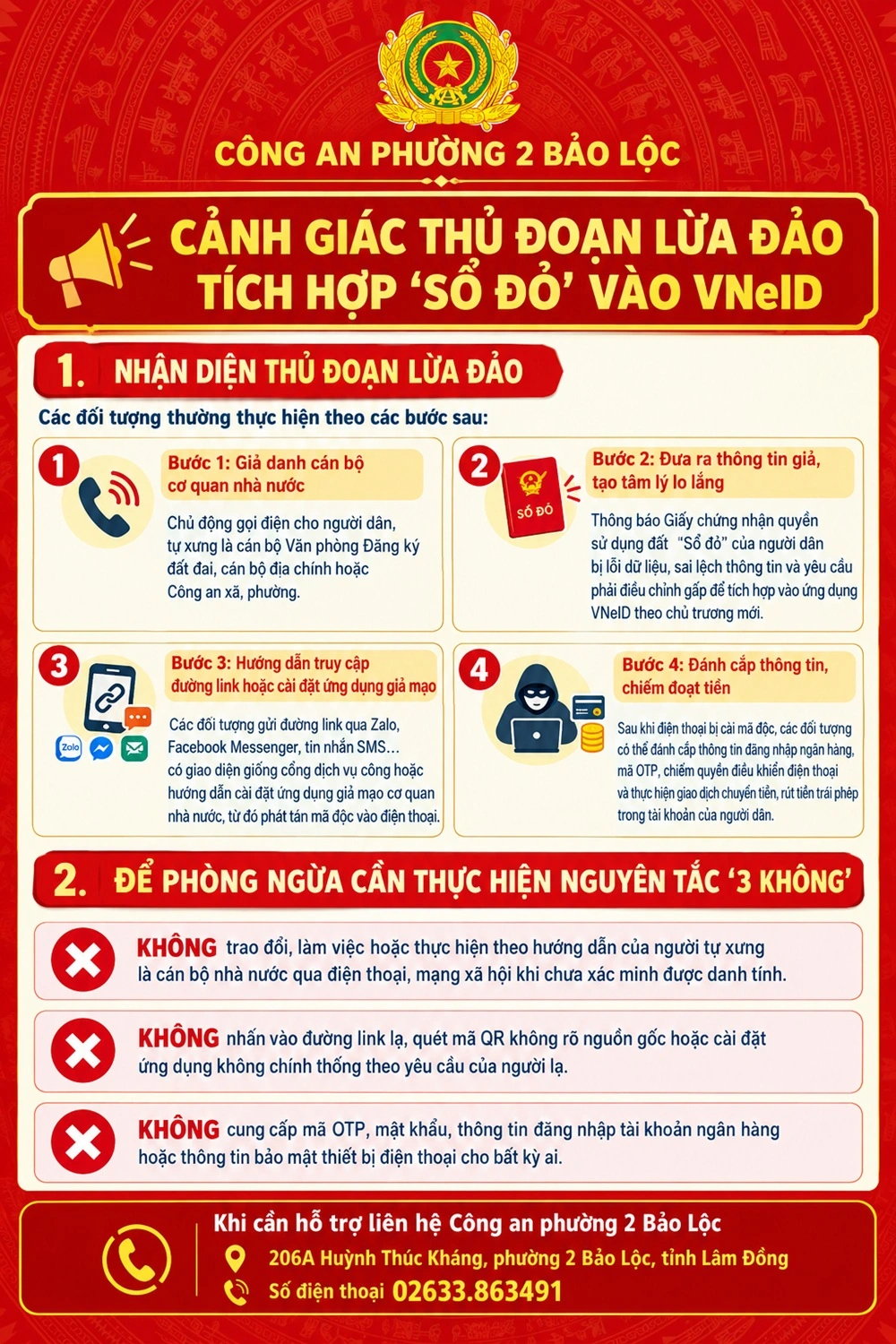Cảnh báo lừa đảo VNeID sổ đỏ: Nhận diện và tự bảo vệ