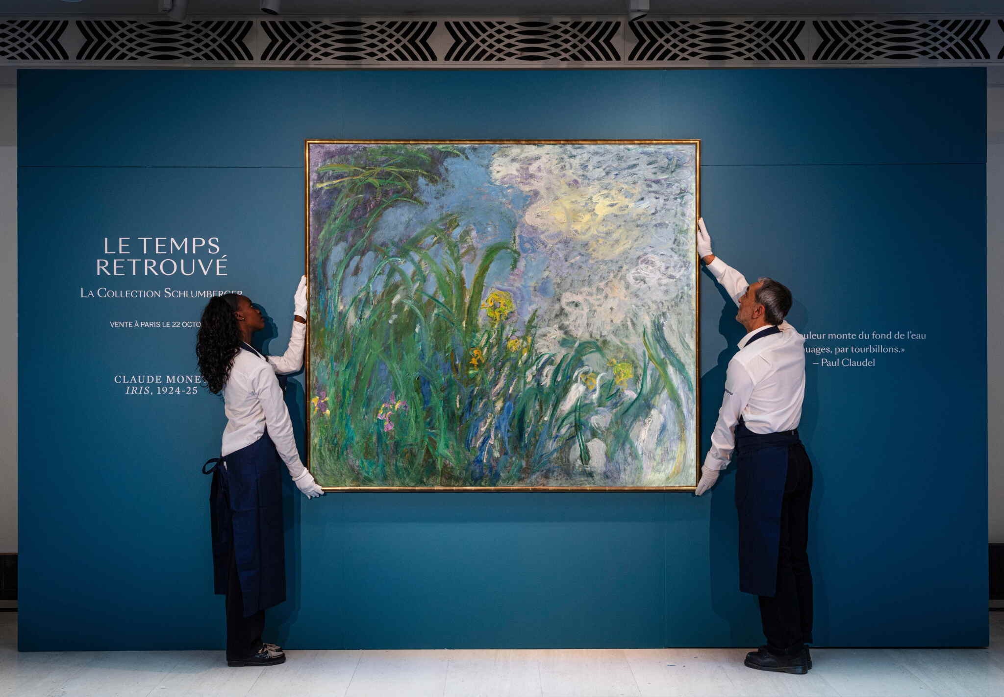 Bức tranh Iris của Monet lập kỷ lục đấu giá: Giá trị kiệt tác đến từ đâu?