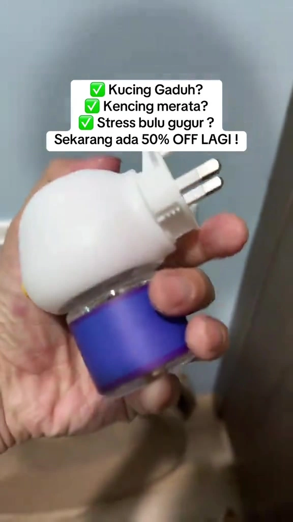 Feromon penenang kucing: diffuser vs spray vs collar, harga RM di Malaysia, dan kenapa ia bukan ubat ajaib