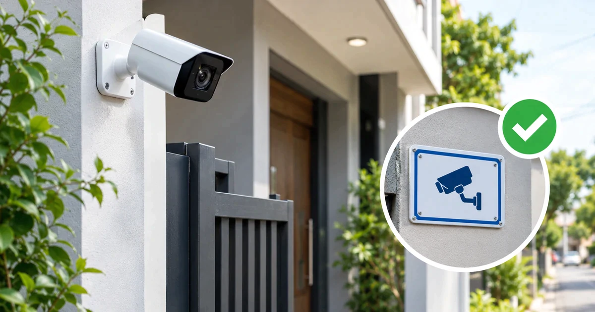 Lắp camera nhà riêng: biển cảnh báo và mức phạt 20 triệu đồng