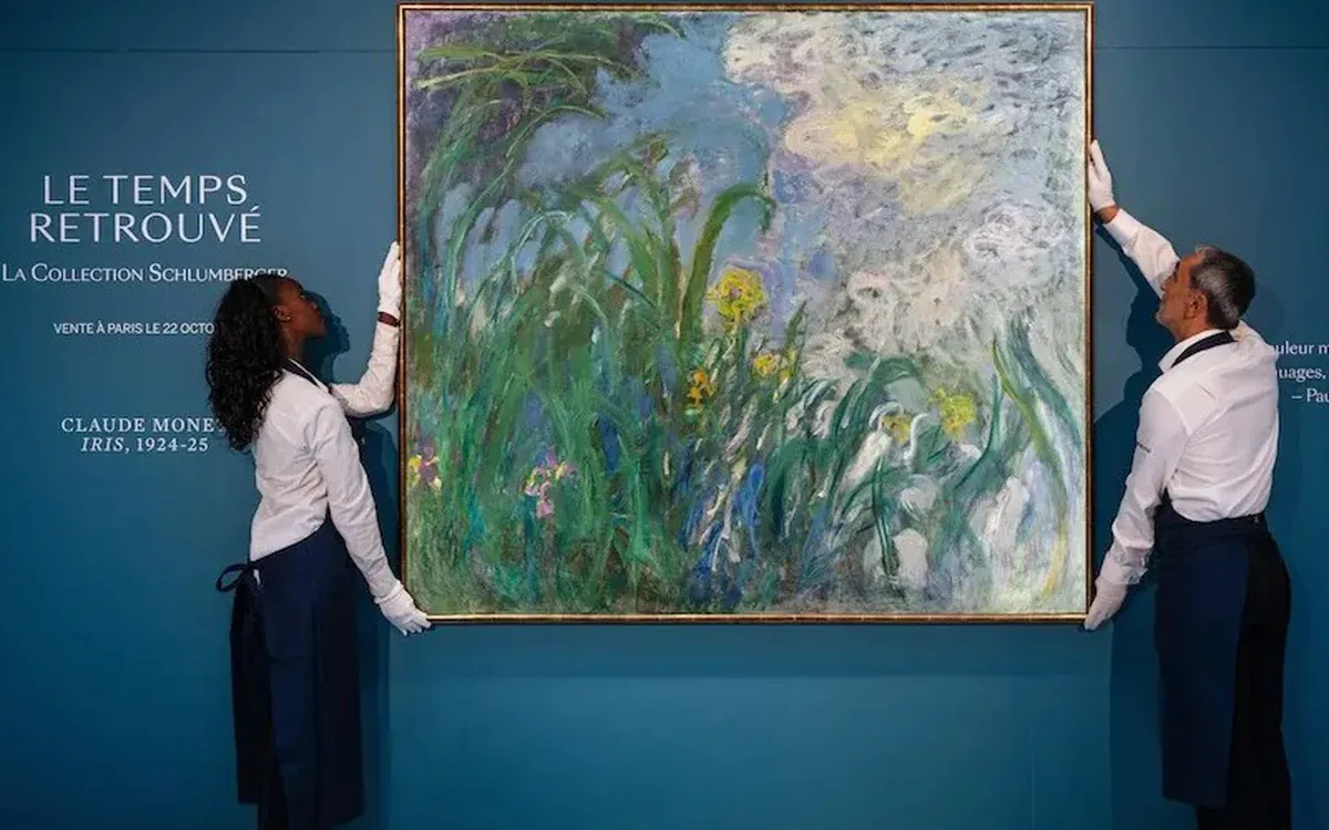 Iris của Monet lập kỷ lục đấu giá, khơi lại sức hút di sản cổ điển