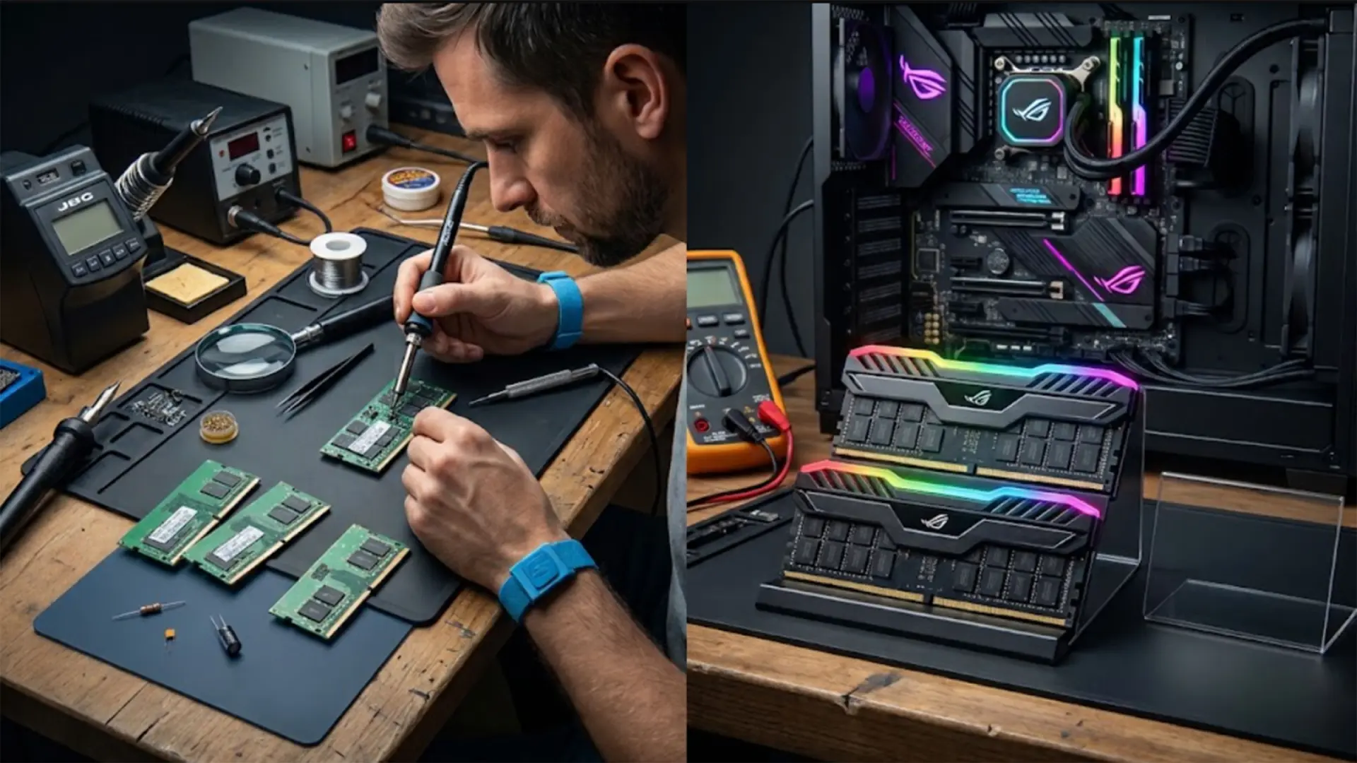 Biến RAM laptop cũ thành kit DDR5 desktop hiệu năng cao