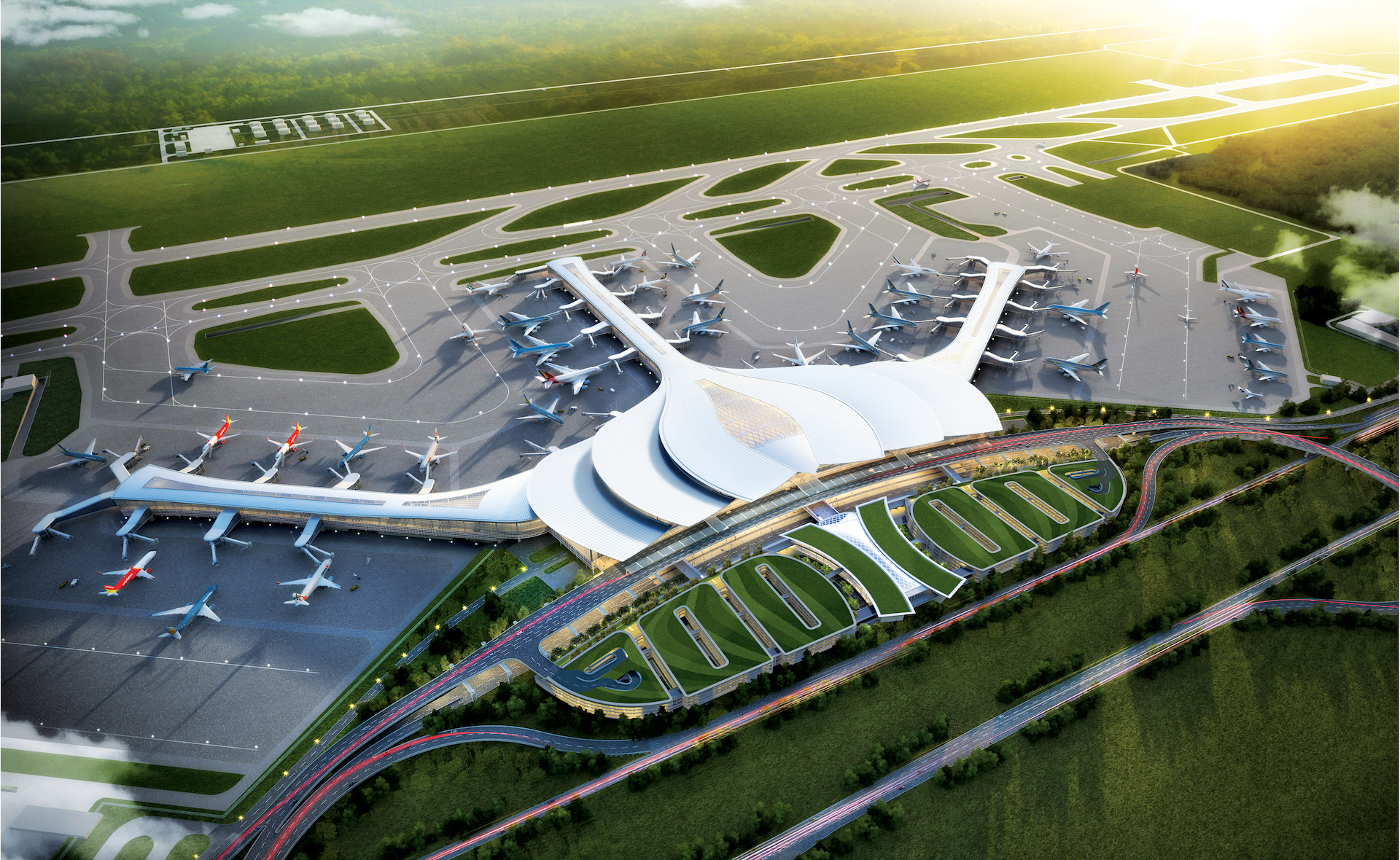 Sân bay Long Thành vào chặng hoàn thiện và đấu nối hạ tầng