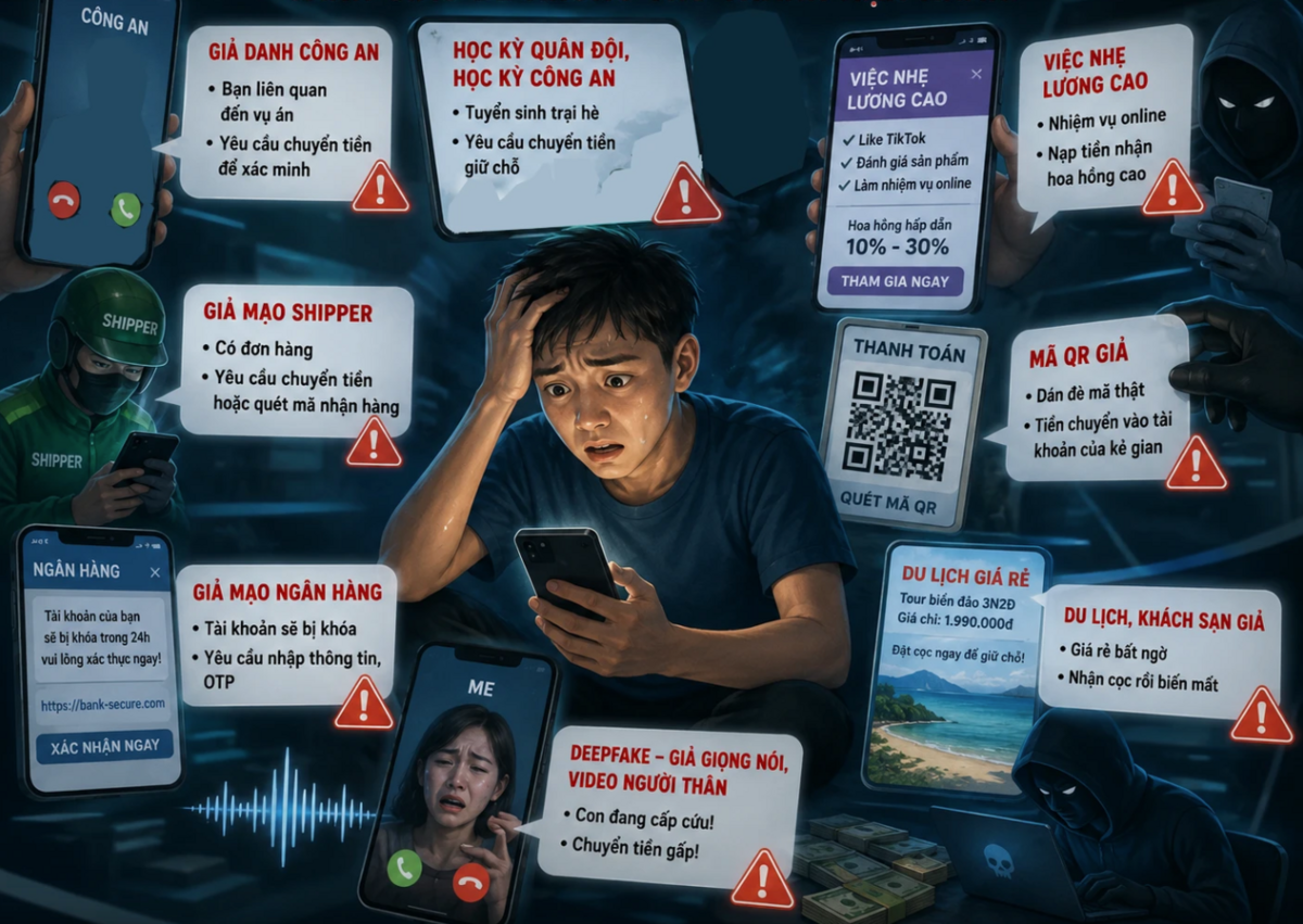 5 thủ đoạn lừa đảo ngân hàng phổ biến và cách cứu tài khoản trong 30 phút