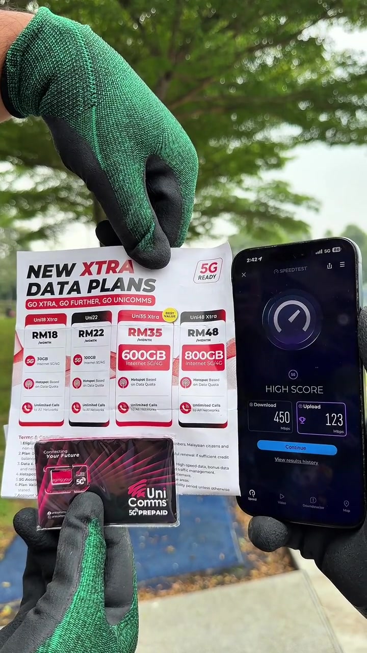 UniComms Prepaid RM18 30GB & RM22 100GB Oktober 2026: Aku Semak Rangkaian Siapa, Had 512Kbps & Lawan Telco Rasmi
