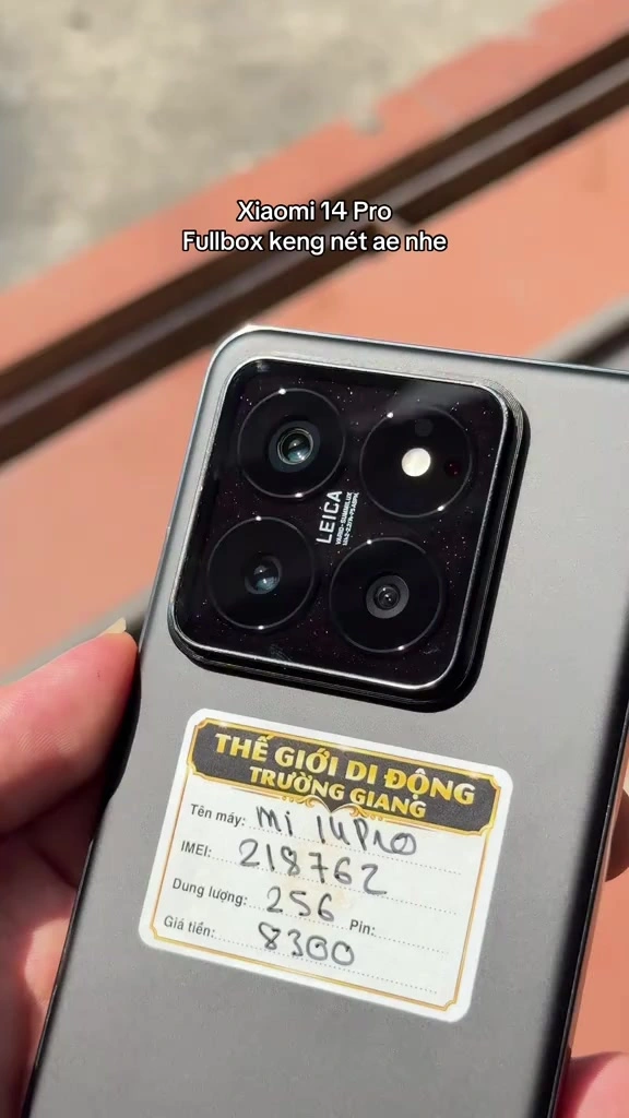 Xiaomi 14 Pro cũ cuối 2026: like-new 6-7 triệu, fullbox 8,3 triệu — mình bóc bốn lời quảng cáo rồi chốt đáng mua hay chờ