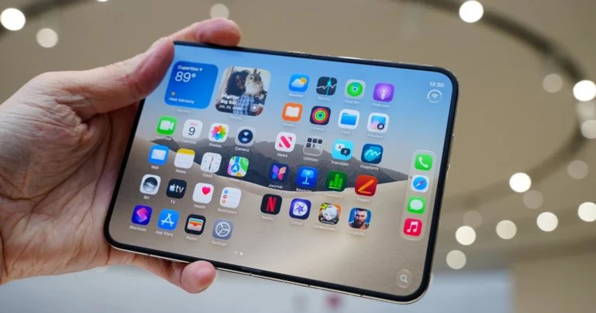iPhone Duo gập siêu mỏng: Đánh đổi tản nhiệt để lấy thiết kế?