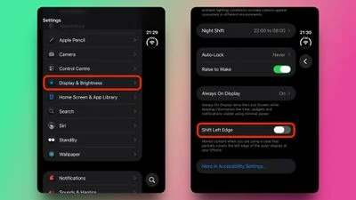 Ốp lưng che mép màn hình iPhone Duo? Cách bật Shift Left Edge