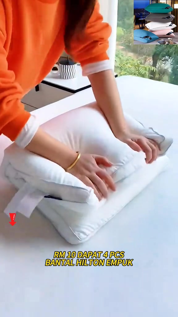 Bantal Hotel "Hilton" RM10 Dapat 4? Saya Semak Harga Sebenar, Jenis Isi & Cara Pilih Ikut Cara Tidur
