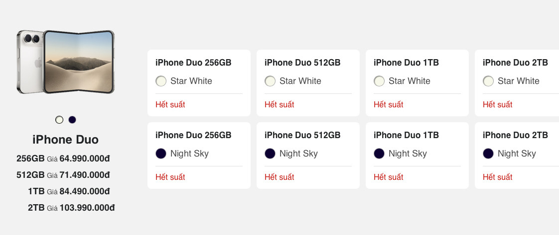 iPhone Duo vừa mở bán đã bị đẩy lên 80 triệu đồng: Đừng vội mua sang tay