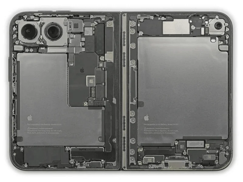 iFixit phát hiện hai điểm có thể khiến màn hình gập iPhone Duo nứt
