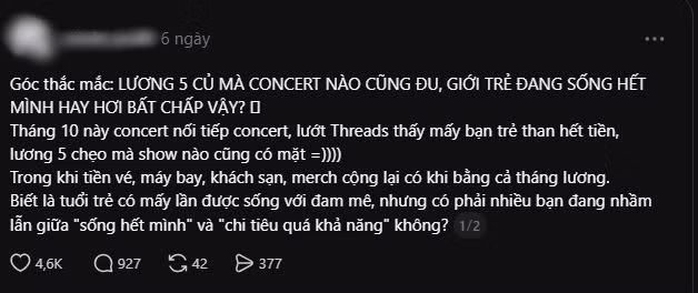 Vì sao người trẻ sẵn sàng chi chục triệu đồng cho concert?