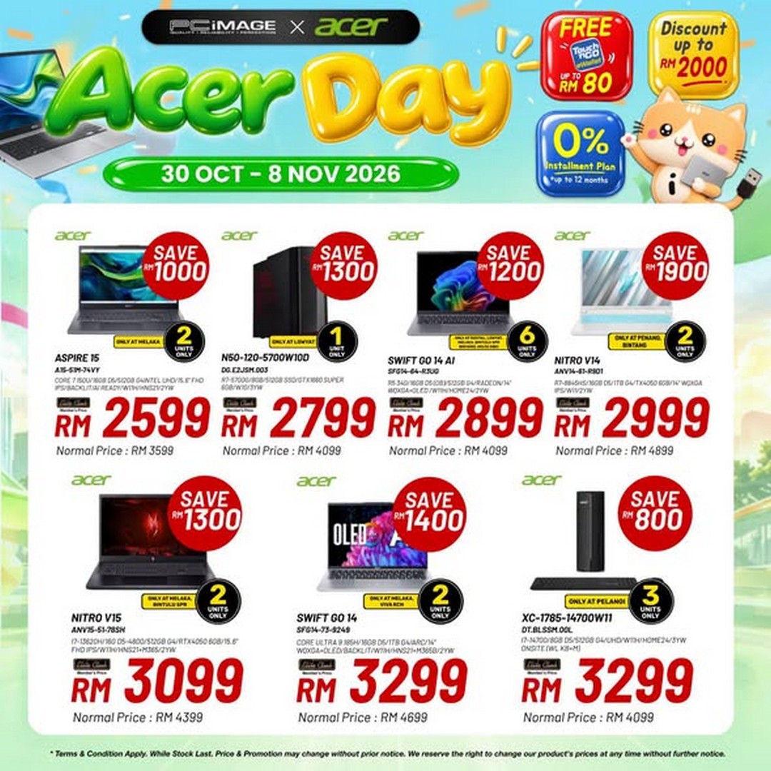 Monitor Acer Diskaun: Pilihan Bermula RM199 di PC Image