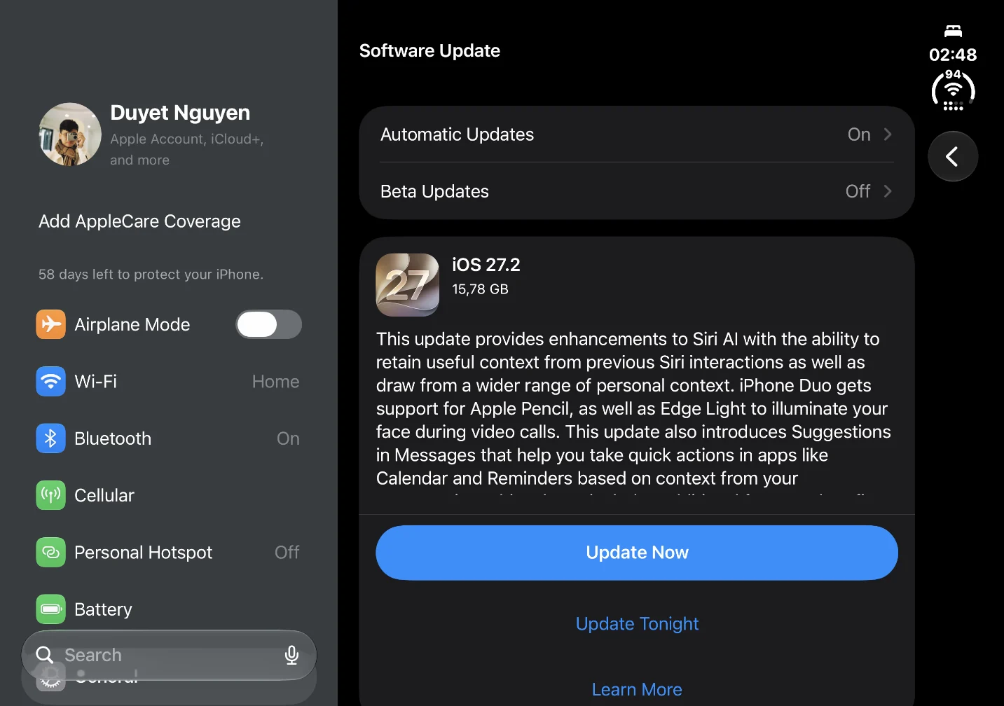 iOS 27.2: Ngoài Apple Pencil, iPhone Duo còn nhận gì?