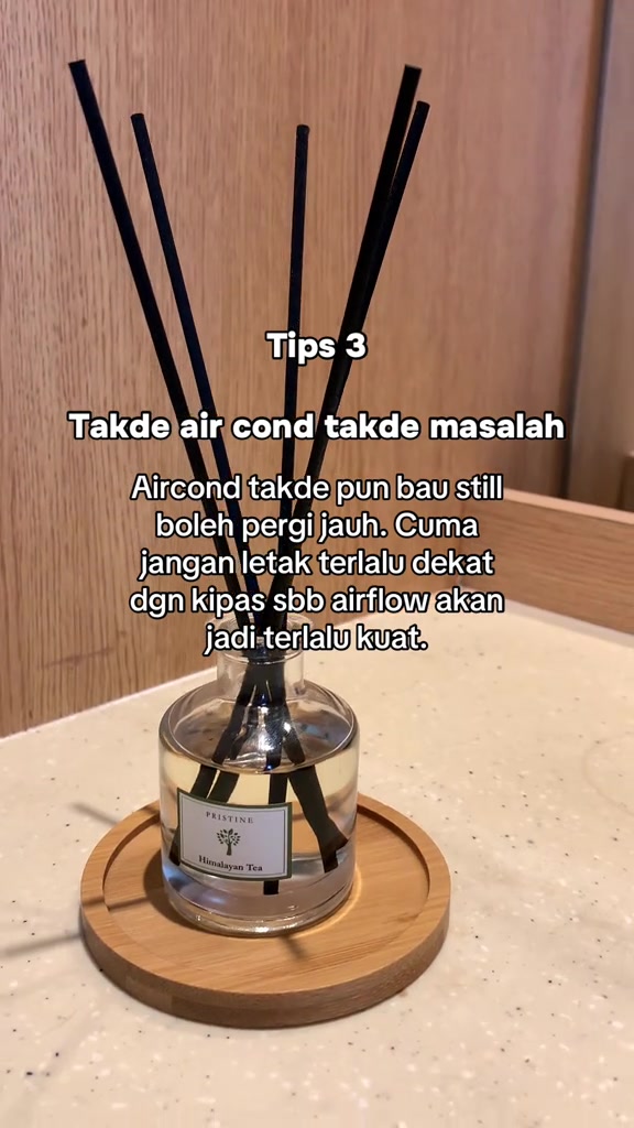 Reed Diffuser Rumah Sewa: 5 Lokasi Letak & Harga 100ml