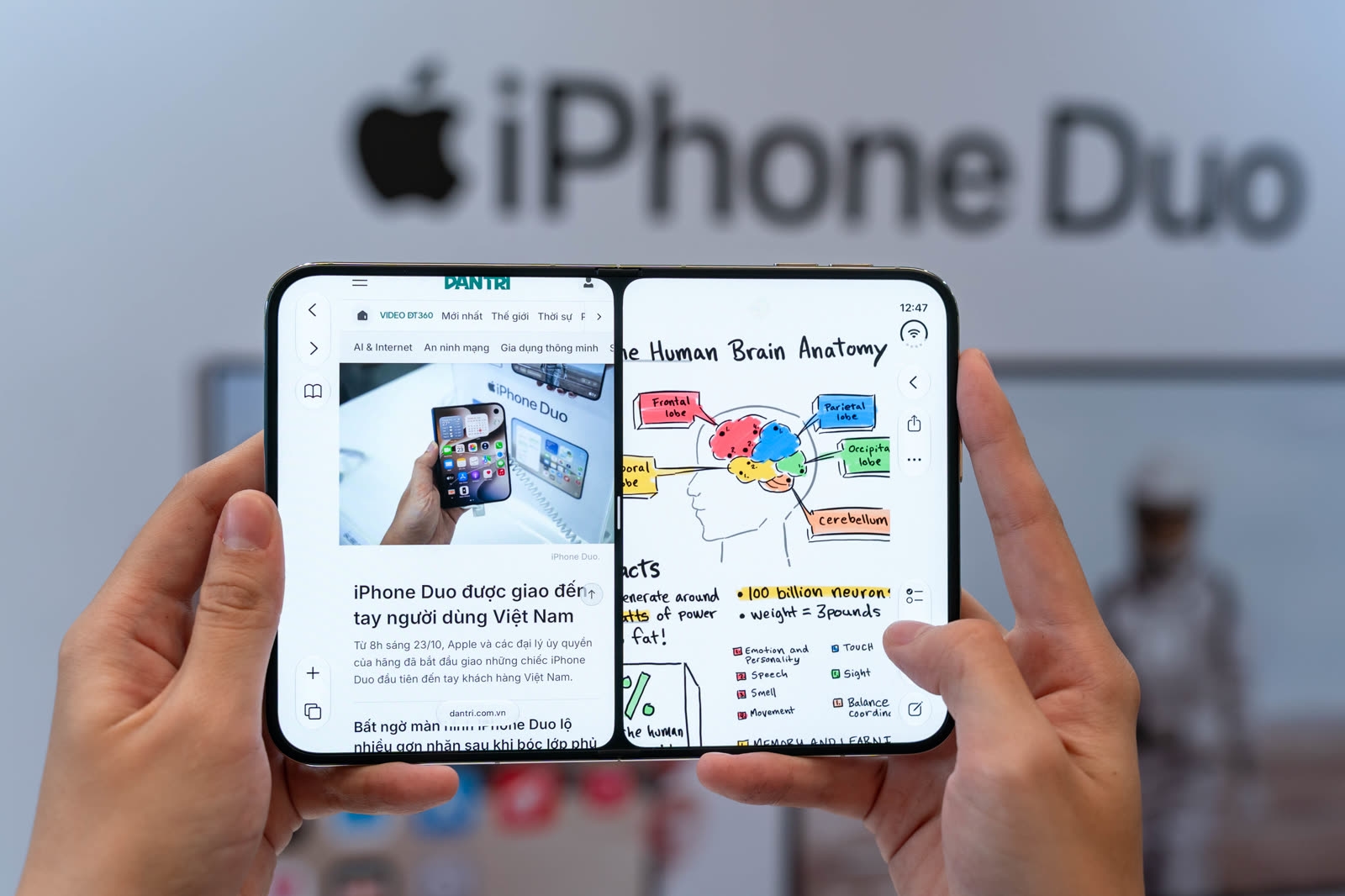 Dùng iPhone Duo một tuần: Màn hình gập thay đổi cách dùng ra sao?