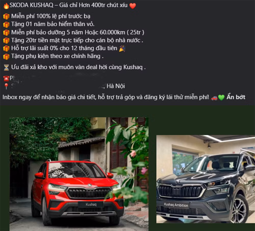 Skoda Kushaq giảm sâu còn hơn 400 triệu: đáng mua?