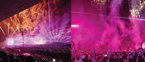 BIGBANG khép lại hai đêm ở Mỹ Đình bằng biển Bangbong và pháo hoa