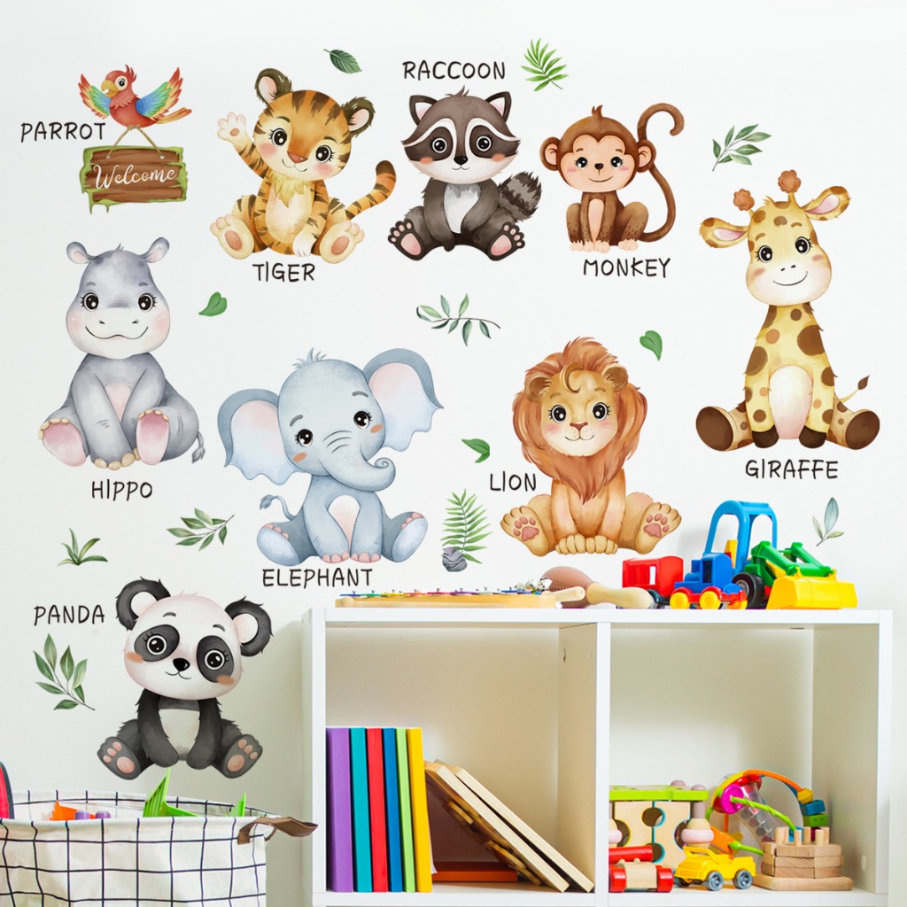 72% Off Cute Animal Wall Stickers