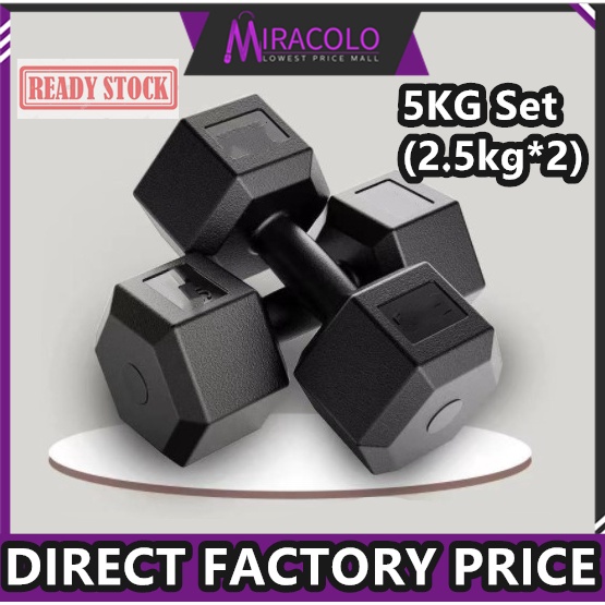 Lowest Price Ever Hexagon Dumbbell Set