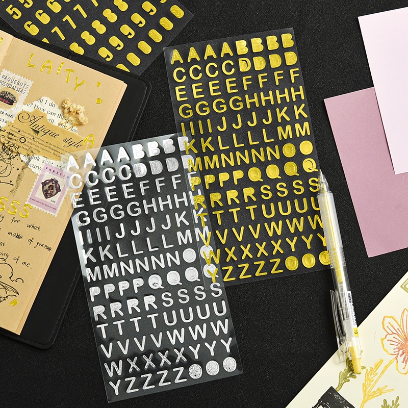 84% Off Gold Letter Stickers
