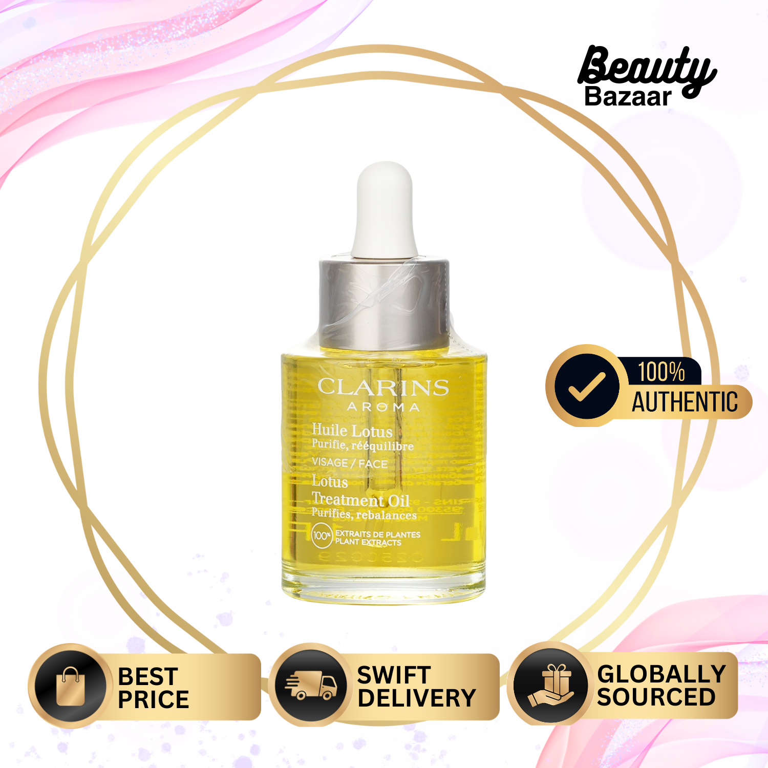 12% Price Drop Clarins Lotus Oil