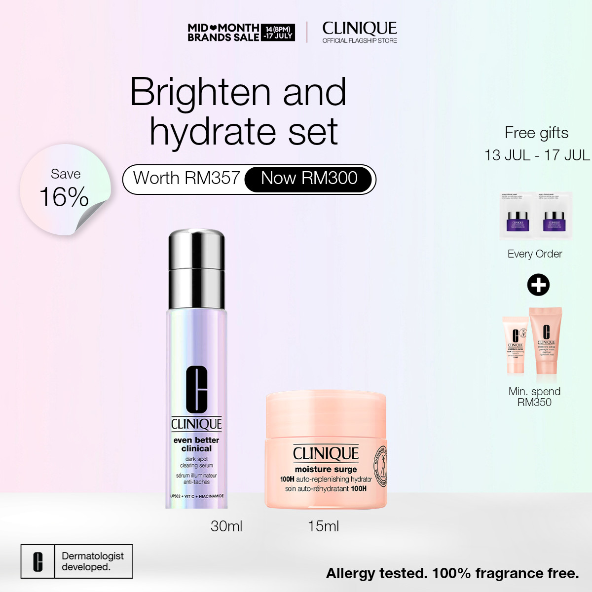 16% Price Drop Clinique Duo