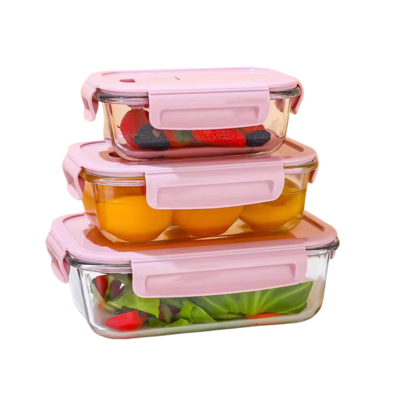 10% Price Drop Glass Lunch Box Set