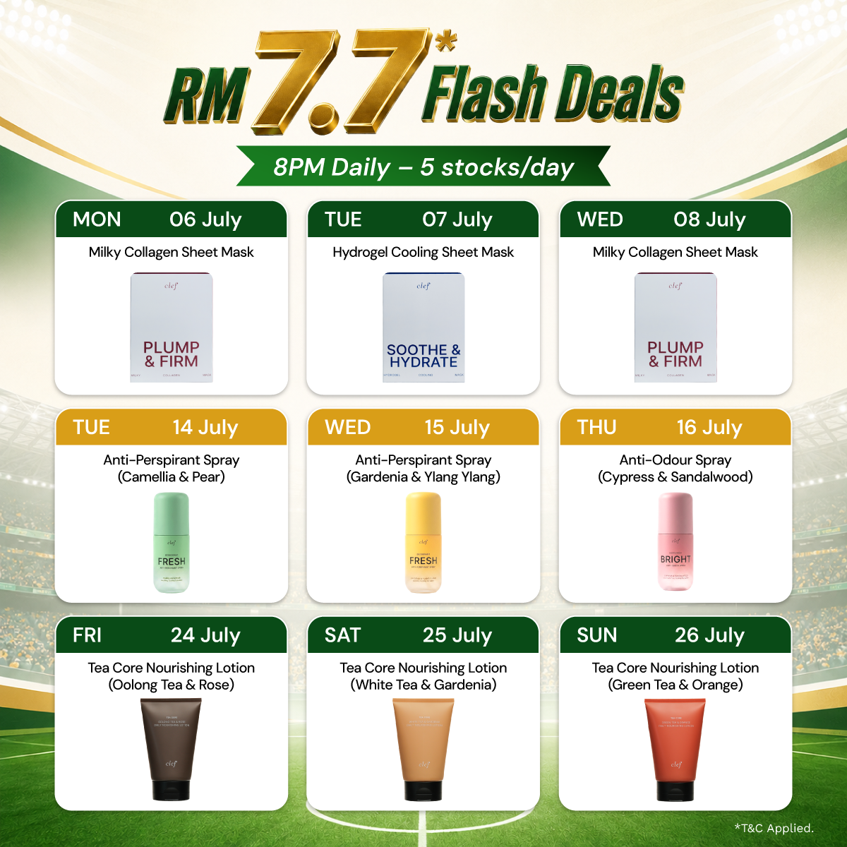18% Price Drop CLEF Flash Deal