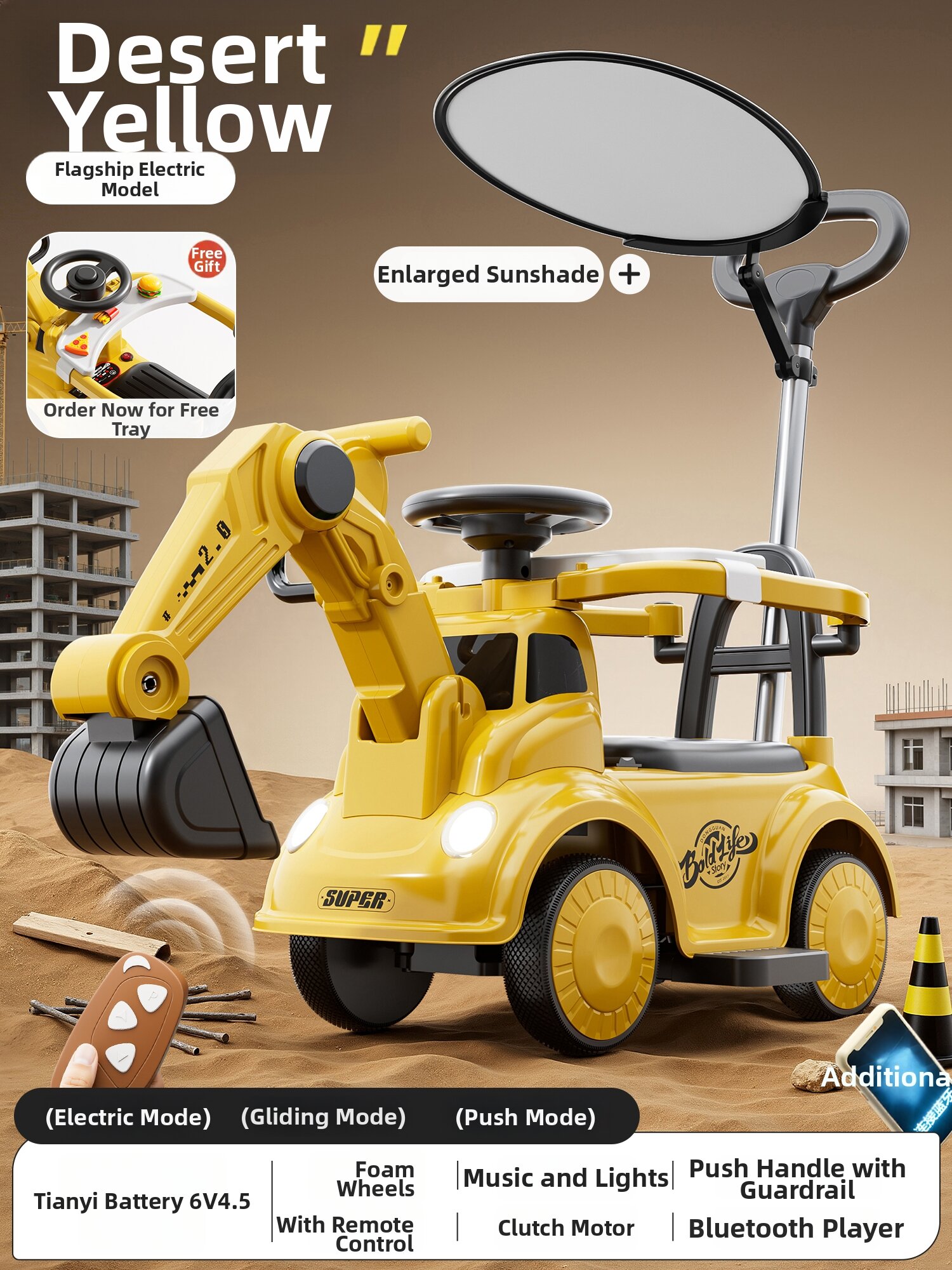 14.9% Price Drop Excavator Ride-On