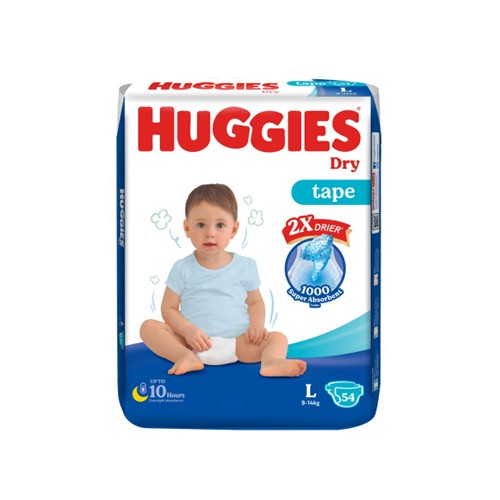 49% Price Drop Huggies Dry L54