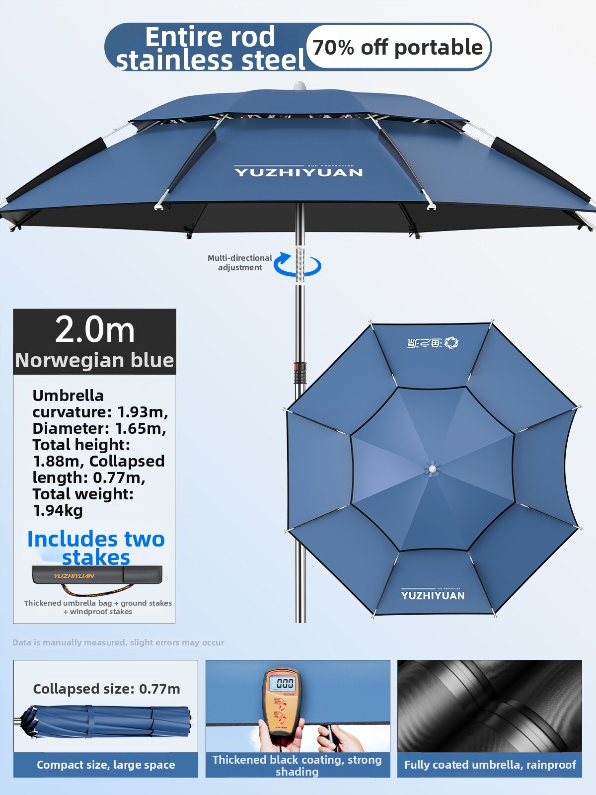 27% Price Drop Fishing Umbrella