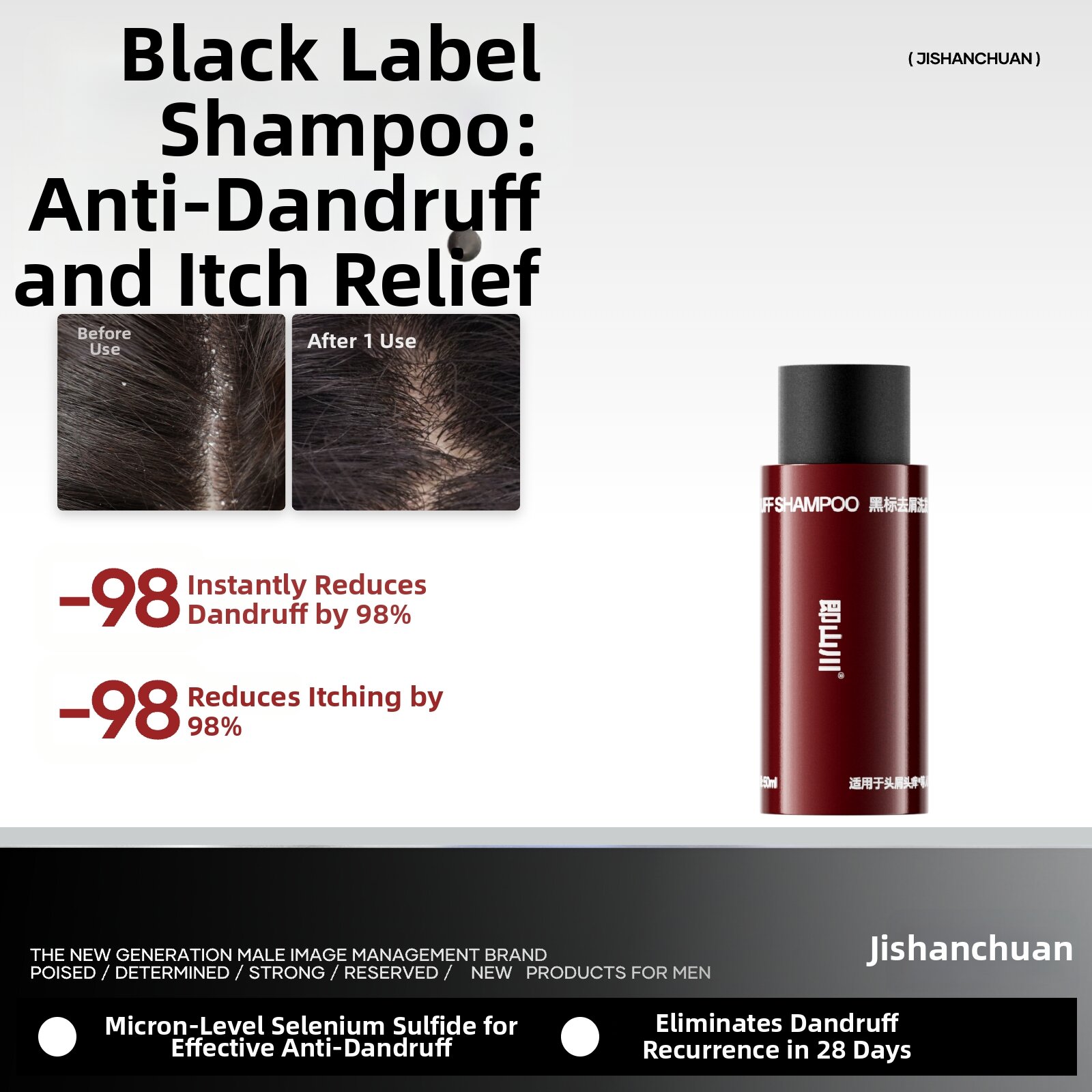 51.5% Price Drop Men’s Shampoo
