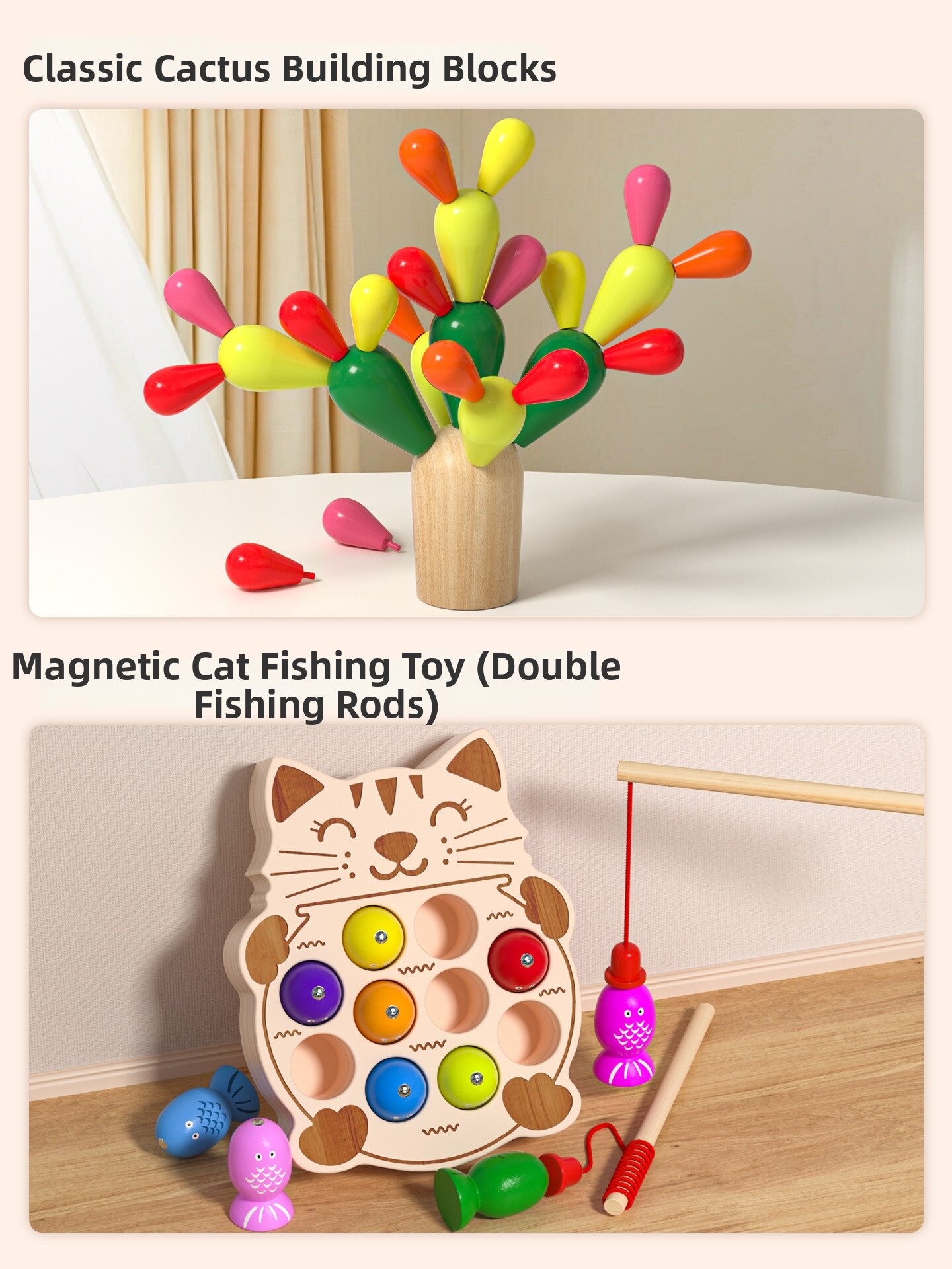 10% Price Drop Montessori Cactus