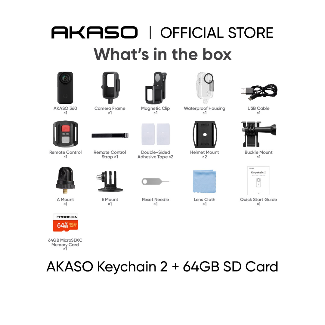 33% Price Drop on AKASO Keychain 2