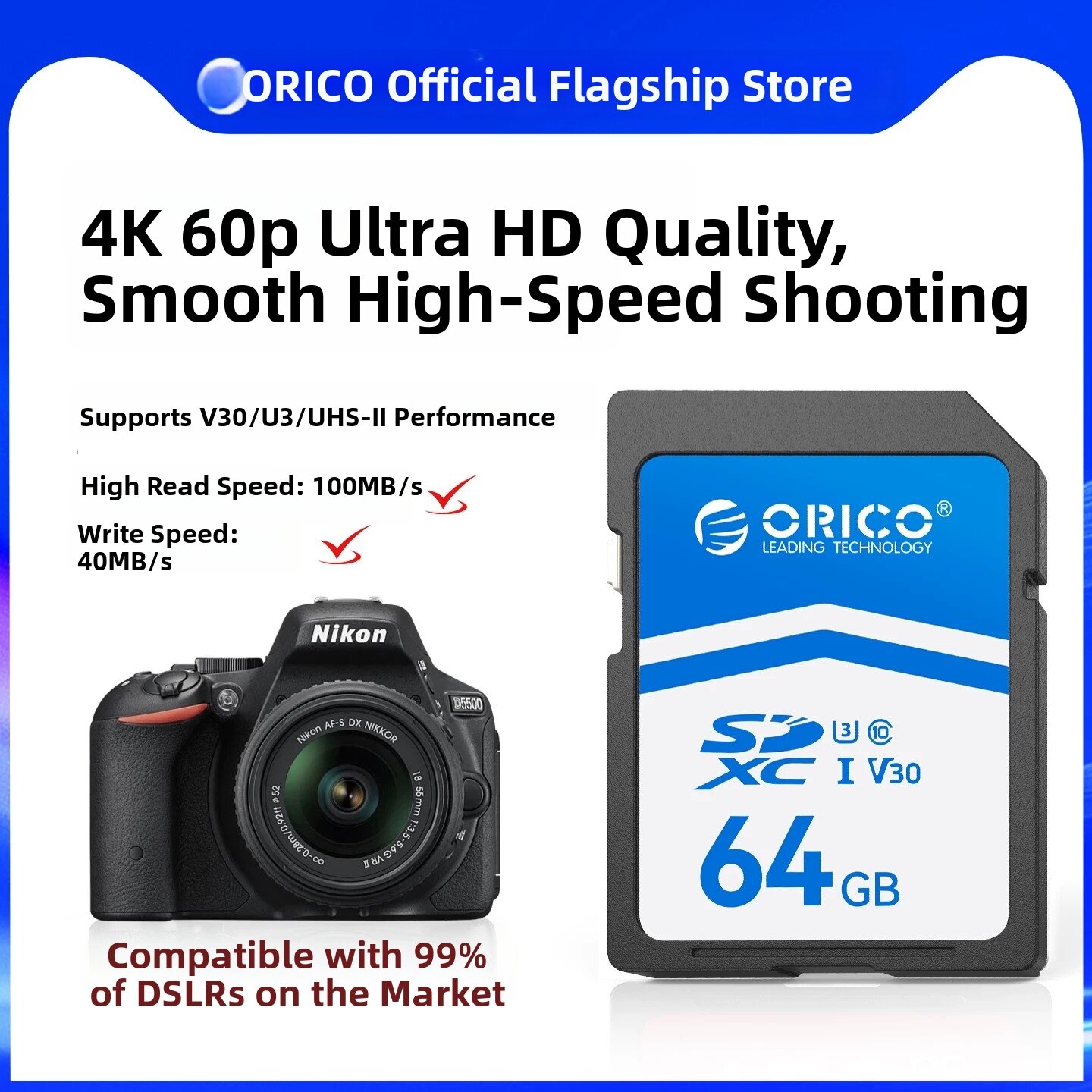 12.5% Price Drop ORICO 256G SD