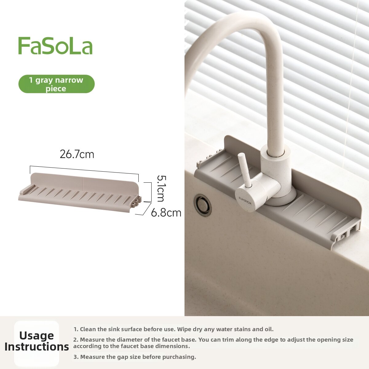 36.4% Drop FaSoLa Water Guard Mat