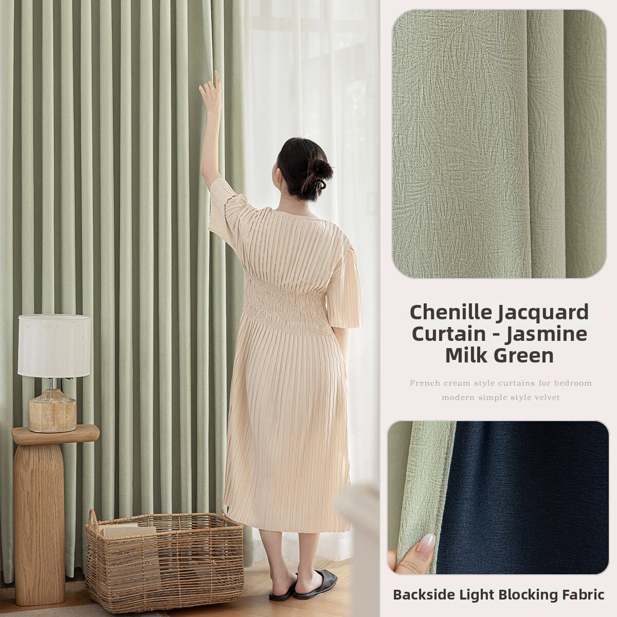24% Drop on French Blackout Curtains