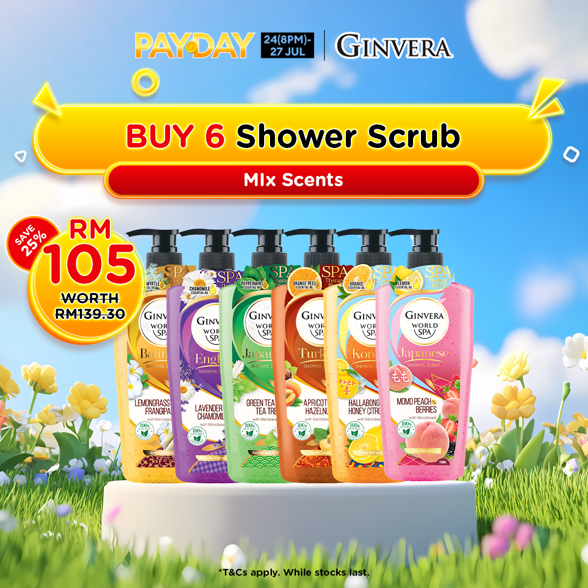 24.6% Drop on Ginvera Shower Scrub