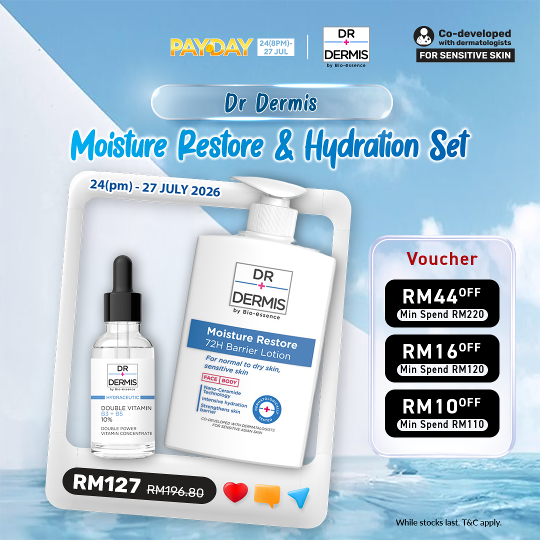35.5% Drop: Dr Dermis Hydration Set